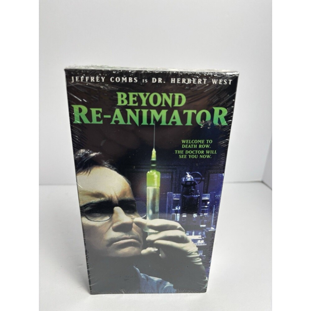 Beyond Re-Animator Horror Movie VHS - Cult Movie Jeffrey Combs Herbert West Read